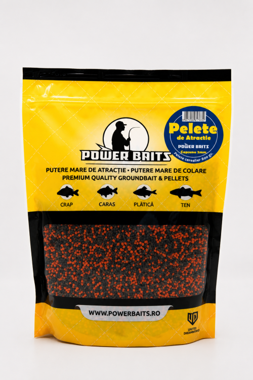 Pelete Power Baits Căpșună 2 mm
