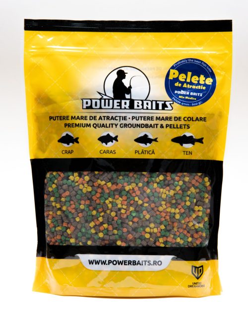 Pelete Power Baits Mix Nadire 4mm